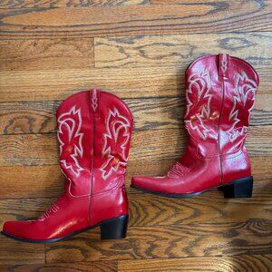 Red Cowboy Boots